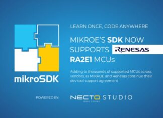 “MIKROE SDK Now Supports Renesas RA2E1 MCUs: Code Anywhere, Learn Once MIKROE SDK Renesas RA2E1 MCUs