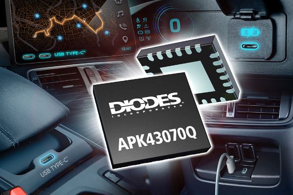 Diodes Launches Single-Chip USB PD3.1 Buck Controller for Automotive USB-C Charging USB PD3.1 automotive buck controller