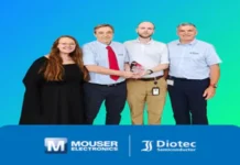 Mouser Named Diotec Semiconductor 2025 e-Commerce Partner of the Year Diotec Semiconductor e-Commerce Partner of the Year 2025