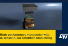 STMicroelectronics Launches AI Vibration Sensor for Industrial Monitoring AI Vibration Sensor