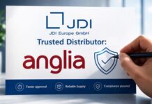 Anglia’s achieves Trusted Distributor status for JDI LCD & TFT displays JDI LCD Displays