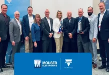 Mouser Wins Vishay Distribution Award for Fifth Straight Year Mouser Vishay Distribution Award