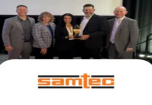 Samtec names Mouser Global High Service Distributor of the Year Samtec Mouser Distributor of the Year