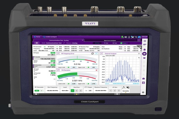 VIAVI Launches TETRA MS Base Station Simulator for CX300 VIAVI TETRA CX300 simulator