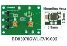 New Buck-Boost DC-DC Eval Board for Ultra-Compact Mounting Buck-Boost DC-DC Evaluation Board