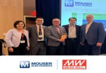 MEAN WELL Honors Mouser with Distributor Award MEAN WELL Distributor Award