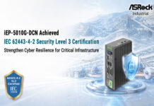 ASRock Industrial iEP-5010G-DCN Earns World’s First IEC 62443-4-2 SL3 Certification iEP-5010G-DCN SL3 Certification