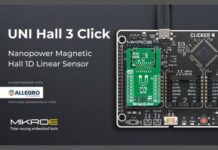 MIKROE Launches UNI Hall 3 Click for Precision Magnetic Sensing UNI Hall 3 Click Board