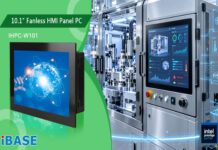 IBASE Launches Sunlight-Readable IHPC-W101 Fanless HMI Panel PC IBASE IHPC-W101 HMI Panel PC
