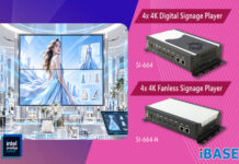 IBASE SI-664 Series: 4-Display Digital Signage Player IBASE SI-664