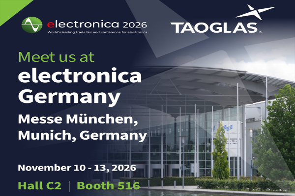 Taoglas to Showcase RF & Antenna Innovations at electronica 2026 Taoglas antenna innovations
